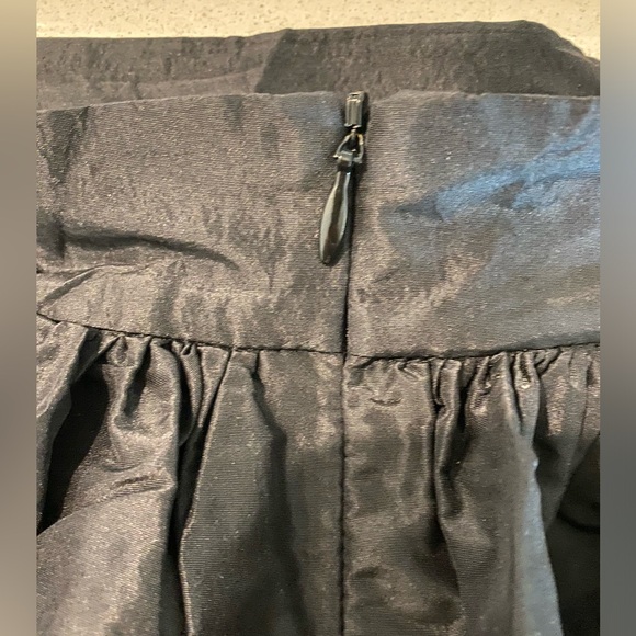 Silk Party Skirt - Size M in black - Picture 3 of 4